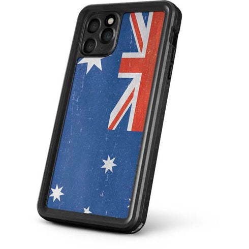 Australia Flag Distressed iPhone 11 Pro Max Waterproof Case